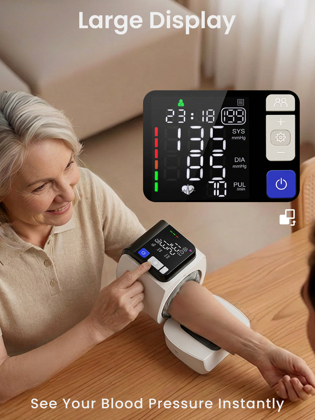 CAVN Arm-in Blood Pressure Monitor U90B